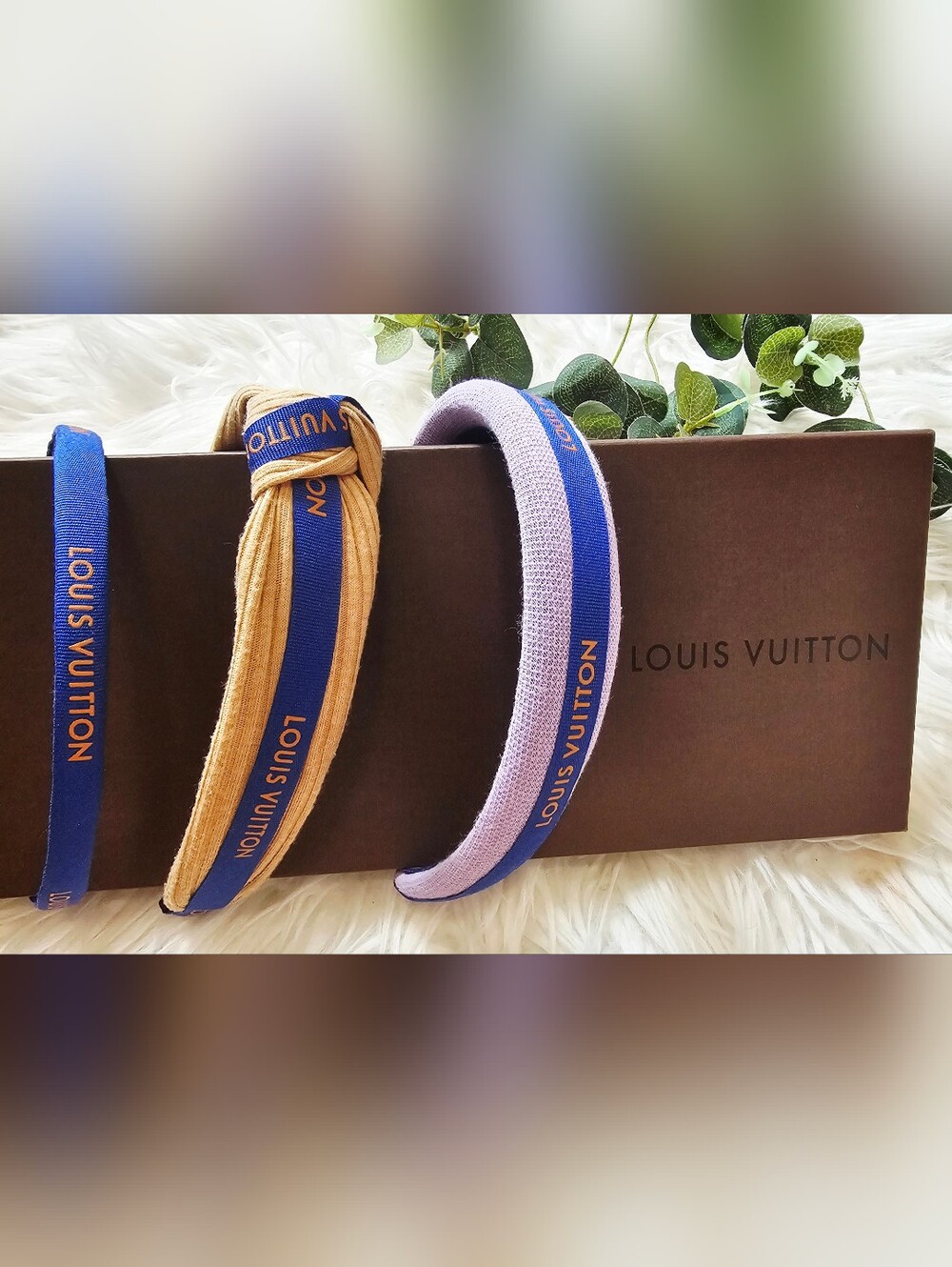 Louis Vuitton Ribbon: Upcycled Headband